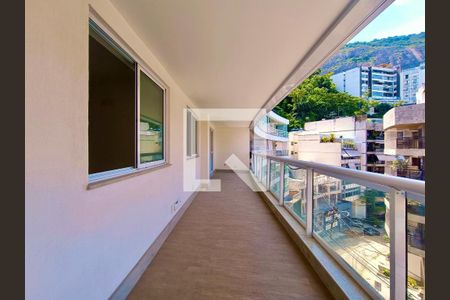 Varanda  de apartamento à venda com 4 quartos, 180m² em Lagoa, Rio de Janeiro