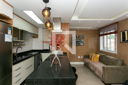 Sala/Cozinha de apartamento para alugar com 1 quarto, 33m² em Cidade Mãe do Céu, São Paulo