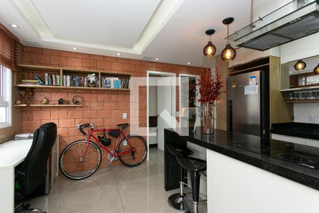 Sala/Cozinha de apartamento para alugar com 1 quarto, 33m² em Cidade Mãe do Céu, São Paulo