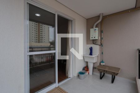 Studio - Varanda/Área de serviço de kitnet/studio à venda com 1 quarto, 28m² em Lauzane Paulista, São Paulo