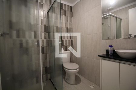 Banheiro de kitnet/studio à venda com 1 quarto, 43m² em Vila Sonia, São Paulo