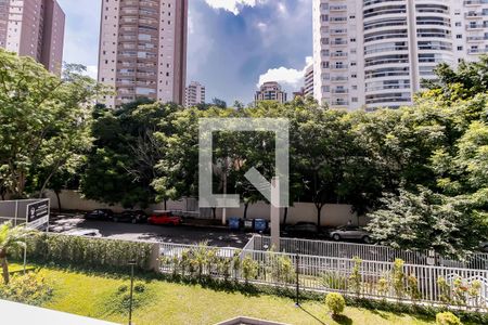 Vista da Sala de apartamento para alugar com 1 quarto, 38m² em Vila Andrade, São Paulo
