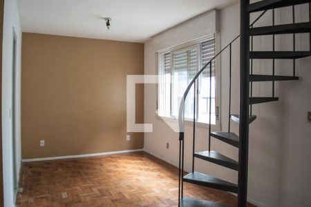 Sala de apartamento à venda com 1 quarto, 75m² em Menino Deus, Porto Alegre