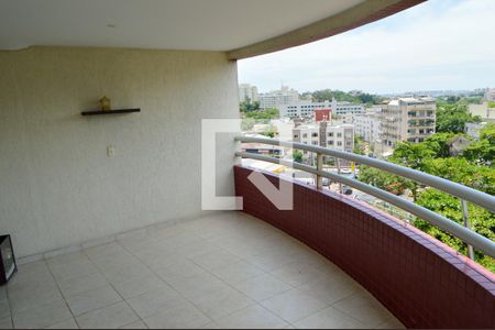 Varanda da Sala 1 de apartamento à venda com 4 quartos, 270m² em Pechincha, Rio de Janeiro