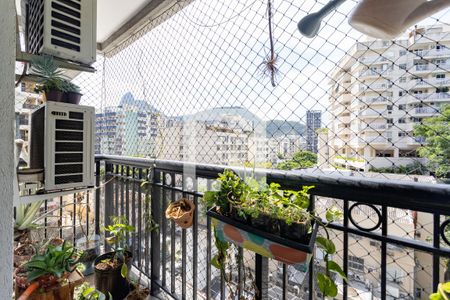 Varanda da Sala de apartamento à venda com 4 quartos, 111m² em Botafogo, Rio de Janeiro