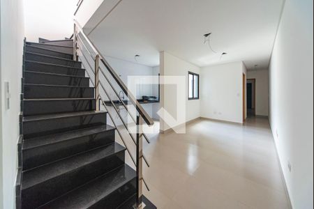 Sala de apartamento à venda com 2 quartos, 80m² em Vila Valparaíso, Santo André