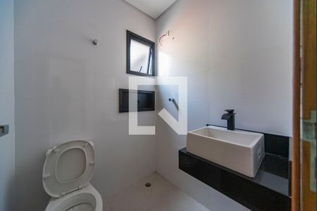 Banheiro de apartamento à venda com 2 quartos, 80m² em Vila Valparaíso, Santo André