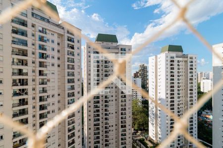 Vista Varanda da Sala de apartamento para alugar com 2 quartos, 70m² em Jardim Parque Morumbi, São Paulo