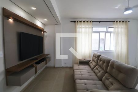 Sala de apartamento para alugar com 2 quartos, 90m² em Barra Funda, Guarujá