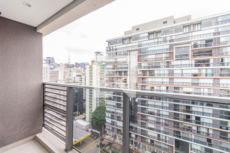 Varanda de kitnet/studio para alugar com 1 quarto, 24m² em Jardim Paulista, São Paulo