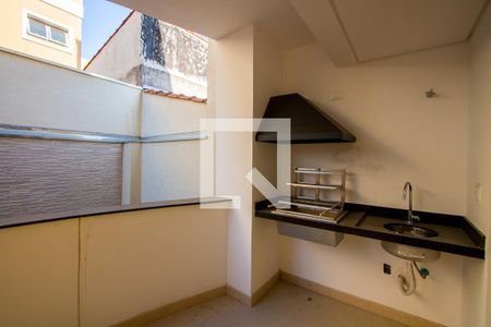 Varanda gourmet de apartamento à venda com 3 quartos, 127m² em Paraíso, Santo André