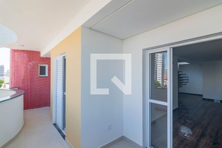 Varanda Gourmet de apartamento à venda com 3 quartos, 171m² em Paraíso, Santo André