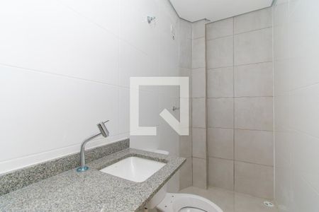 Banheiro de kitnet/studio à venda com 1 quarto, 27m² em Vila Ema, São Paulo