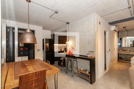 Sala de apartamento à venda com 1 quarto, 70m² em Campo Belo, São Paulo