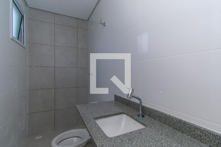 Banheiro de kitnet/studio à venda com 1 quarto, 34m² em Vila Ema, São Paulo