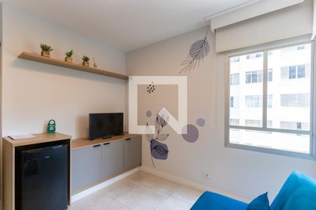 Sala de apartamento para alugar com 1 quarto, 36m² em Liberdade, São Paulo