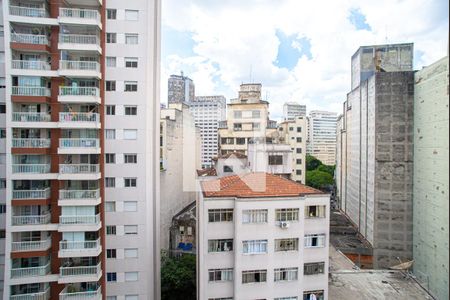 Vista da Varanda da Sala/Quarto de kitnet/studio para alugar com 1 quarto, 55m² em Centro Histórico de São Paulo, São Paulo