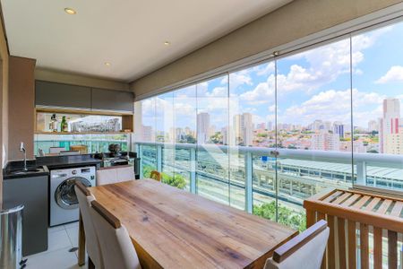 Sala de Jantar/Varanda Gourmet de apartamento para alugar com 1 quarto, 43m² em Jardim Aeroporto, São Paulo