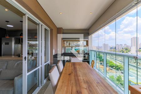 Sala de Jantar/Varanda Gourmet de apartamento para alugar com 1 quarto, 43m² em Jardim Aeroporto, São Paulo