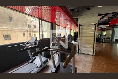 Apartamento para alugar com 19m², 1 quarto e sem vaga Apartamento para alugar com 19m², 1 quarto e sem vagaAcademia