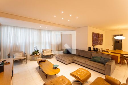 Sala de apartamento à venda com 4 quartos, 163m² em Anchieta, Belo Horizonte
