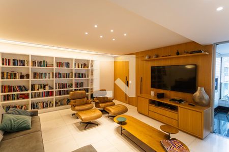 Sala de apartamento à venda com 4 quartos, 163m² em Anchieta, Belo Horizonte