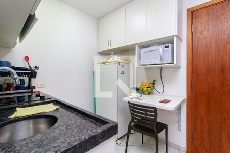 Cozinha de kitnet/studio à venda com 1 quarto, 36m² em Campo Belo, São Paulo