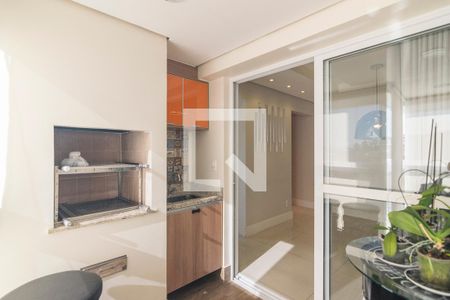 Varanda Gourmet de apartamento à venda com 3 quartos, 89m² em Campestre, Santo André