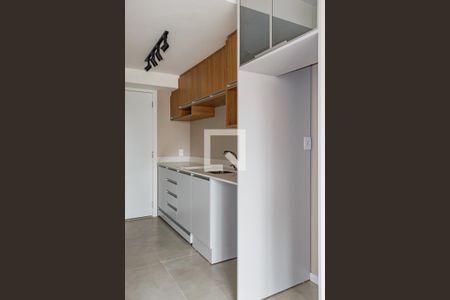 Cozinha de kitnet/studio à venda com 1 quarto, 27m² em Partenon, Porto Alegre