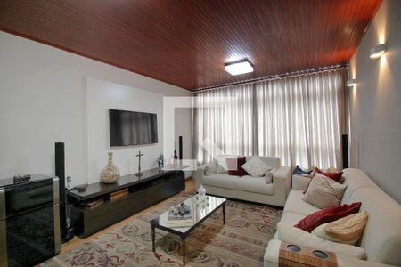 Sala de apartamento à venda com 3 quartos, 115m² em Funcionários, Belo Horizonte