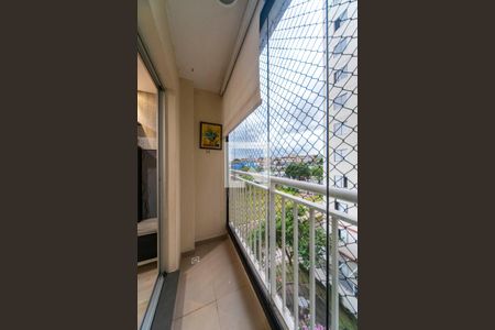 Varanda da Sala de apartamento para alugar com 3 quartos, 69m² em Vila Homero Thon, Santo André