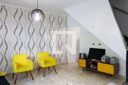 Sala de casa à venda com 3 quartos, 118m² em Santa Maria, São Caetano do Sul