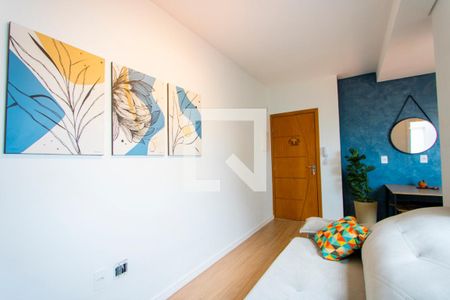 Sala de apartamento à venda com 2 quartos, 95m² em Jardim Ocara, Santo André