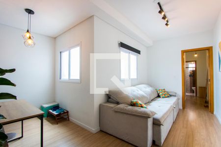 Sala de apartamento à venda com 2 quartos, 95m² em Jardim Ocara, Santo André