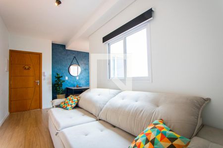 Sala de apartamento à venda com 2 quartos, 95m² em Jardim Ocara, Santo André