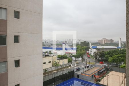 Vista da Sacada Sala e Área de Serviço de apartamento para alugar com 2 quartos, 41m² em Parque Industrial Tomas Edson, São Paulo