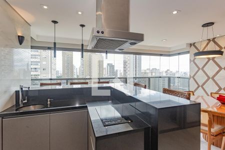 Varanda gourmet de apartamento à venda com 3 quartos, 166m² em Bosque da Saúde, São Paulo