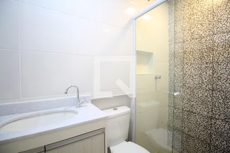 Banheiro da Suite de casa de condomínio para alugar com 1 quarto, 20m² em Ipiranga, São Paulo
