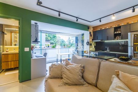 Sala de apartamento à venda com 1 quarto, 41m² em Sumaré, São Paulo