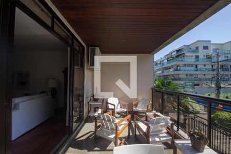 Varanda de apartamento para alugar com 4 quartos, 190m² em Recreio dos Bandeirantes, Rio de Janeiro