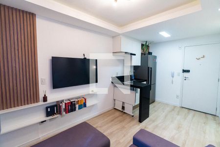 Sala/Cozinha de kitnet/studio para alugar com 1 quarto, 27m² em Mirandópolis, São Paulo