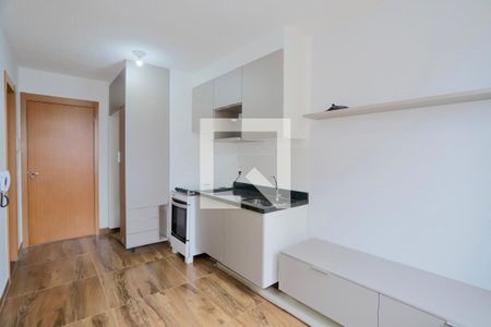 Sala / Cozinha de apartamento para alugar com 1 quarto, 24m² em Belenzinho, São Paulo