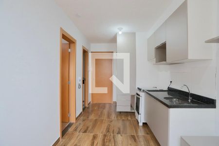 Sala / Cozinha de apartamento para alugar com 1 quarto, 24m² em Belenzinho, São Paulo