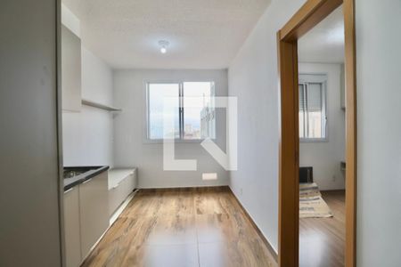 Sala / Cozinha de apartamento para alugar com 1 quarto, 24m² em Belenzinho, São Paulo