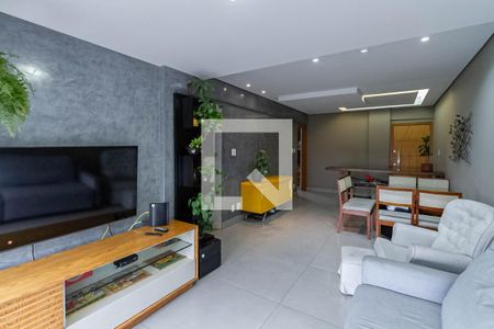 Sala de apartamento à venda com 3 quartos, 95m² em Sagrada Família, Belo Horizonte