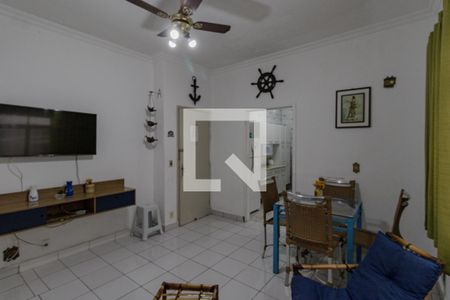 Sala de apartamento para alugar com 2 quartos, 74m² em Enseada, Guarujá