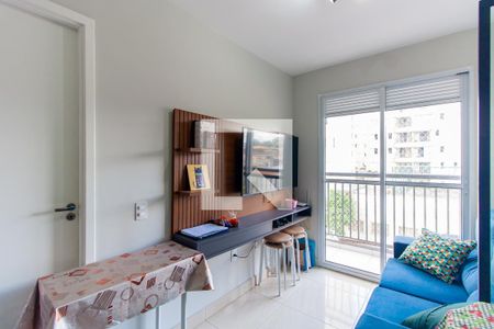 Sala de apartamento à venda com 1 quarto, 28m² em Vila Tolstoi, São Paulo