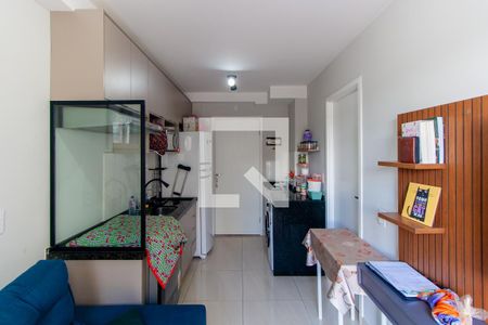 Sala de apartamento à venda com 1 quarto, 28m² em Vila Tolstoi, São Paulo