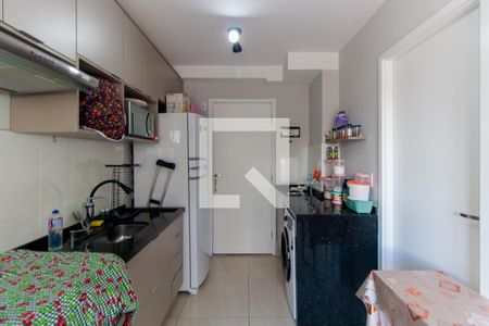 Cozinha de apartamento à venda com 1 quarto, 28m² em Vila Tolstoi, São Paulo