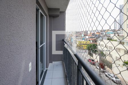 Varanda de apartamento para alugar com 1 quarto, 28m² em Vila Tolstoi, São Paulo